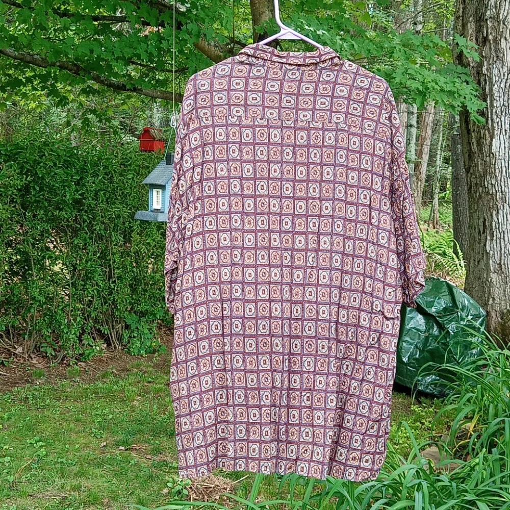 VINTAGE EXCETERA MEN'S XXL SHORT SLEEVED CASUAL DRESS SHIRT/ EXCELLENT C… - Picture 6 of 17